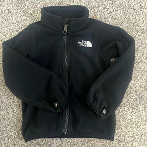 North Face Toddler rain jacket and fleece hoodie